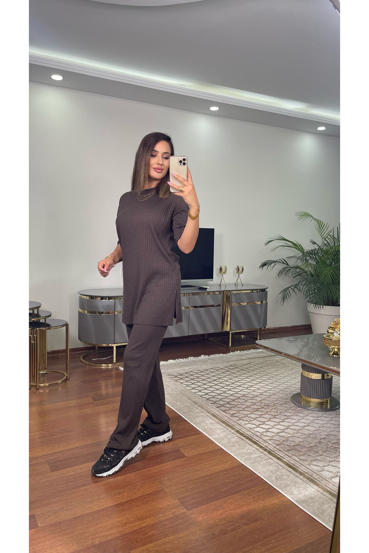 fitilli takım- kahve