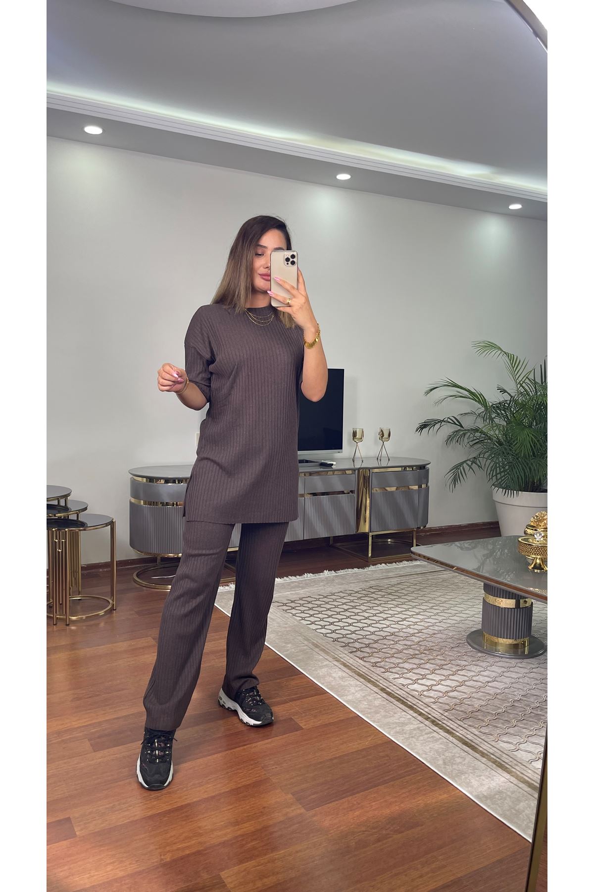 fitilli takım- kahve