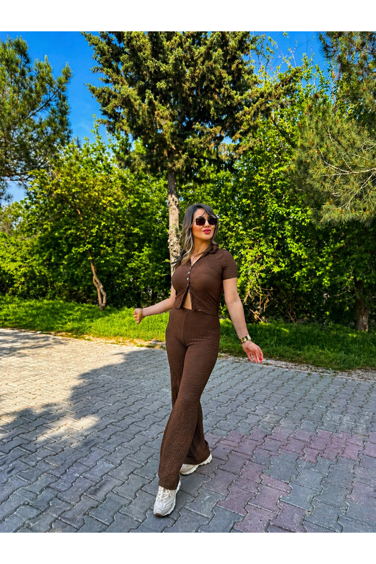 gofre takım-acıkahve