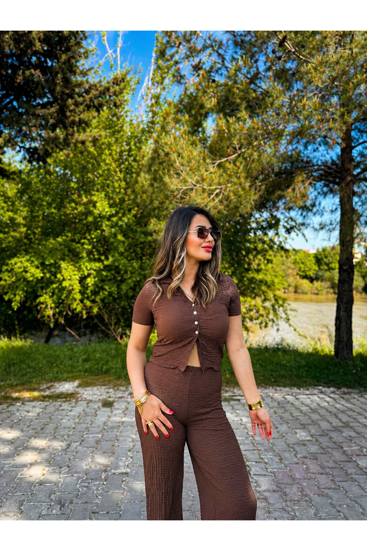 gofre takım-acıkahve