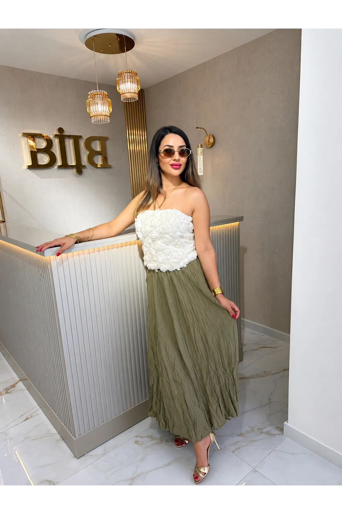 miss cix gül işlemeli arkadan bağlamalı büstiyer-ekru