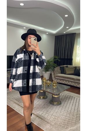 empirme polarcepli ceket- siyah