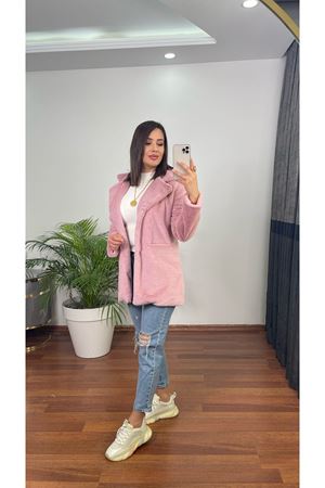 ÖNÜ CEPLİ PELUŞ KÜRK-PUDRA