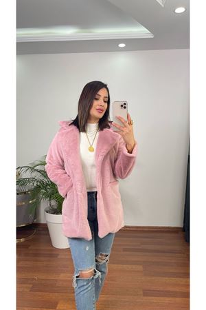 ÖNÜ CEPLİ PELUŞ KÜRK-PUDRA