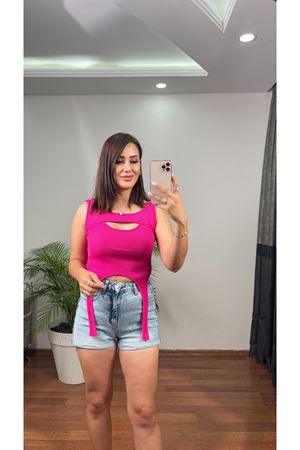 DİLVİN BİYELİ ATLET-FUŞYA