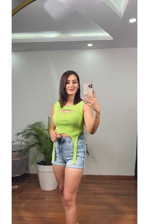 DİLVİN BİYELİ ATLET-NEONYEŞİL