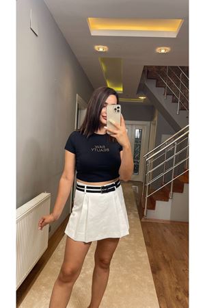 ÖNÜ TAŞLI BADY- SİYAH