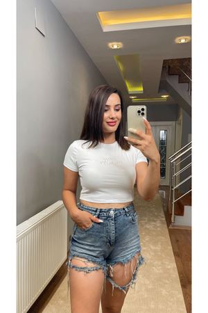 ÖNÜ TAŞLI BADY- BEYAZ