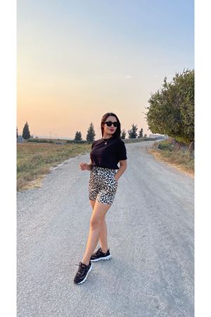 SATEN ŞORT- LEOPAR