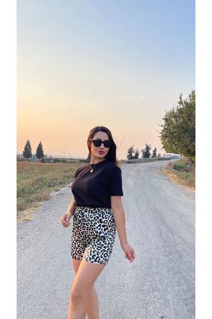 SATEN ŞORT- LEOPAR