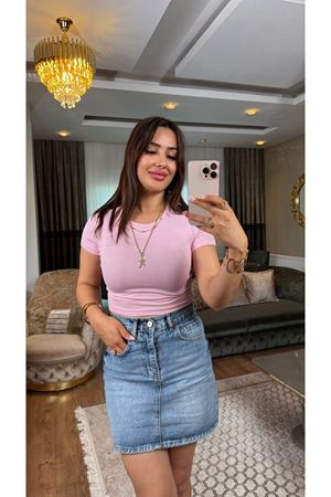 dilvin modal crop-pudra