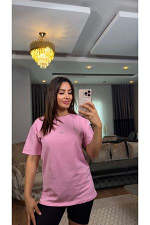 Alo basic tişört- Pembe