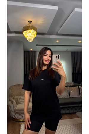 Alo basic tişört- Siyah