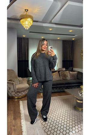 salaş triko takım-antrasit