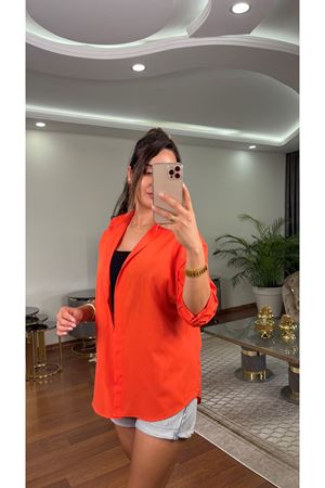 terikoton gömlek- turuncu