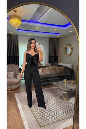 msperry palazzo paça pantolon-siyah