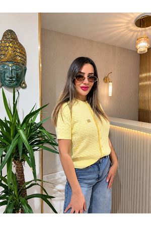 qustyle miu hırka-sarı