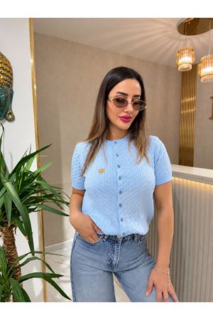 qustyle miu hırka-mavi