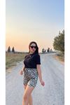 SATEN ŞORT- LEOPAR