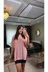 salaş basic tişört-pembe