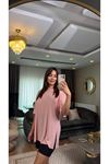 salaş basic tişört-pembe