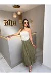 miss cix gül işlemeli arkadan bağlamalı büstiyer-ekru
